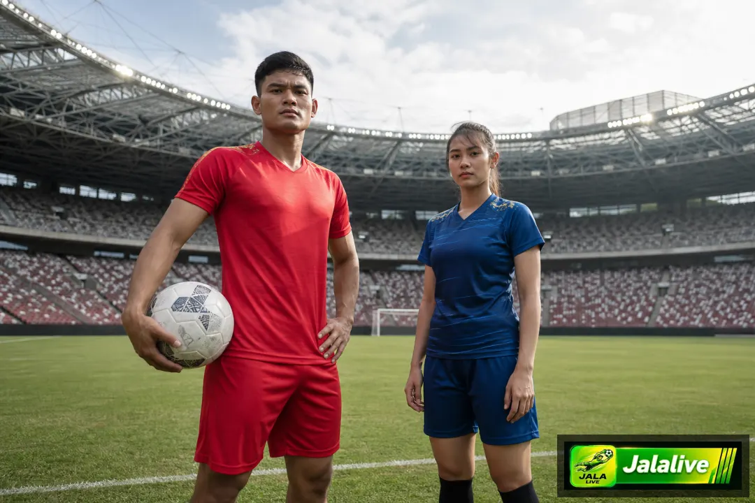 Ilustrasi sepak bola Jalalive